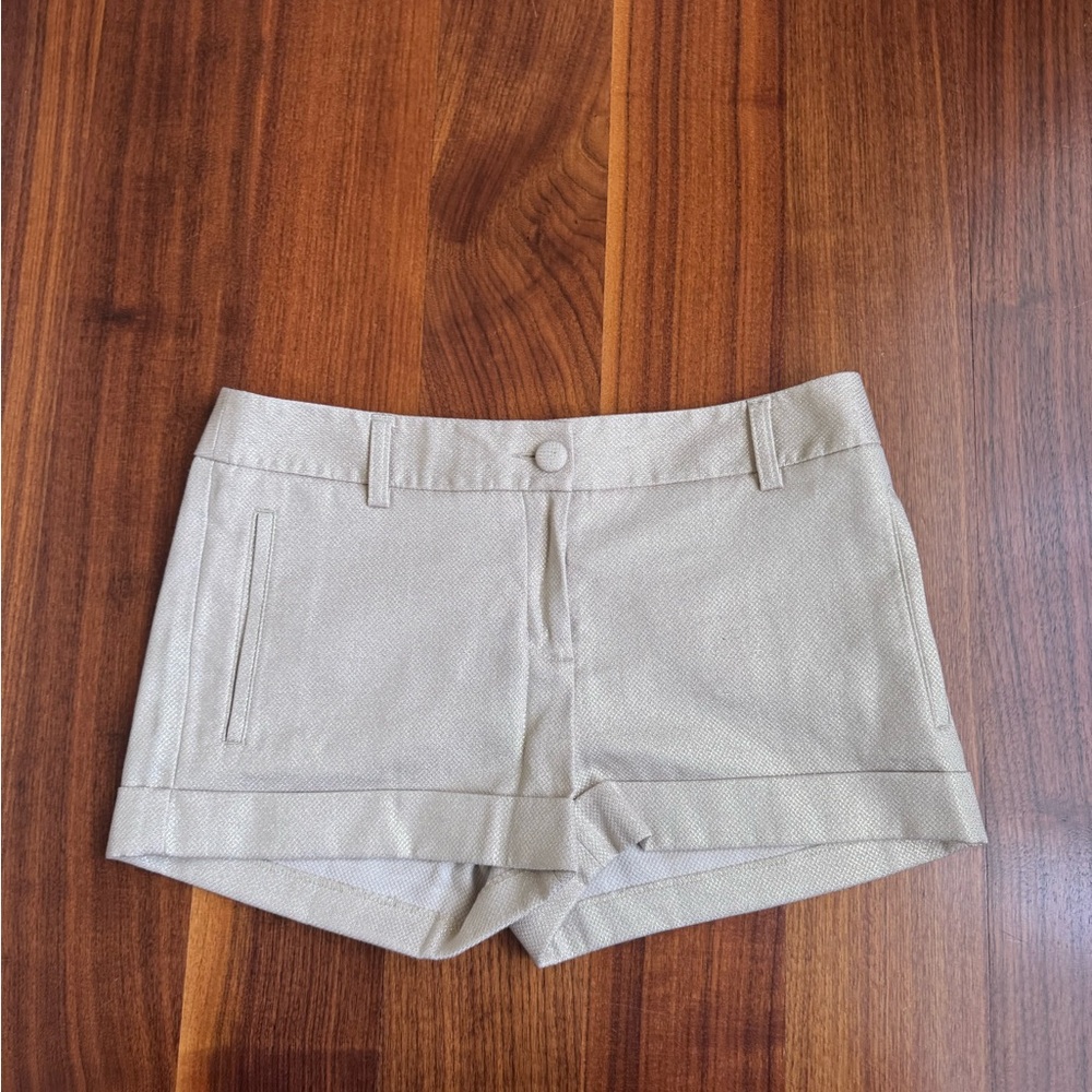 Express Gold And Tan Women's Shorts